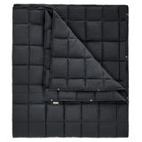 Haegs Kamp Battaniyesi - Dış Mekan Hafif Kompakt Seyahat Yorganı, Outdoor Kamp Malzemeleri, Kamp Yürüyüş Outdoor Şal, Battaniye 200-150 cm Siyah