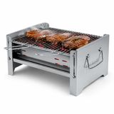Haegs Katlanır Mangal, Galvaniz Metal, Kömür Mangalı, Izgaralı, Portatif taşınabilir Pratik Mangal
