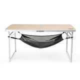 Haegs Masa Altı Saklama Filesi, Kamp Piknik Outdoor için Masa Altı Kamp Malzemeleri Eşya Depolama, Düzenleyici Organizer Kese Hurç File - L - 70x30 cm - Gri