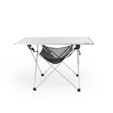 Haegs Masa Altı Saklama Filesi, Kamp Piknik Outdoor için Masa Altı Kamp Malzemeleri Eşya Depolama, Düzenleyici Organizer Kese Hurç File - S- 35x35 cm - Gri