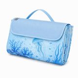 Haegs Piknik Örtüsü, Çanta Kamp Matı, Plaj Matı, Piknik Yer Örtüsü, Seyahat, Kamp, Outdoor, Park Çim Kum Tutmaz, Su Geçirmez, Kullanışlı Çanta Model, Katlanabilir 200x150cm - Deniz Anası