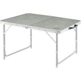 Haegs Portatif Kamp Masası, 2 Yükseklik Ayarlı, Katlanır Alüminyum Piknik Masası 80X50 Kumaş Desenli - 90x50 cm