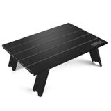 Haegs Portatif Küçük Masa Alüminyum Ultra hafif Katlanır Mini Masa - Plaj, Piknik, Kamp, Balıkçı, Outdoor Küçük Sehpa Yan Masa - Siyah