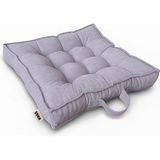 Haegs Sandalye Minderi, Çift Kenarlı, Taşıma Kulplu, Puntolu Elyaf Dolgulu Minder 42X42X6 cm - Gri - 42 x 42 cm