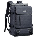 Haegs Seyahat Sırt Çantası, 3in1 Dönüştürülebilir, El Bavulu, Kadınlar ve Erkekler için Uçak Onaylı Ayakkabı Bölmeli, Multi Cepli Organizer Sırt ve El Çantası, Koyu Gri