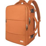 Haegs Seyahat Sırt Çantası, Laptop Sırt Çantası Hafif Küçük El Bavulu Valiz, Bayan Sırt Çantası Notebook Bilgisayar Macbook Organizer Çanta Kiremit Turuncu - 30x 17x 45 cm