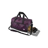 HAEGS Spor Çantası, 10 Cepli, Ayakkabı bölmeli, Seyahat Çantası, Gym, Fitness Spor Çantası Mor