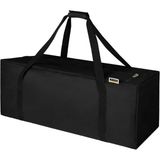 Haegs Taşıma Çantası, Dayanıklı Spor, Kamp Malzemeleri Çantası, Hurç, Valiz, 55L (60 x 30 x 30 cm) Siyah