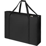 Haegs Taşıma Çantası, Ince Yassı Çok Amaçlı Fermuarlı Kamp Masası Çantası 40L (62 x 10 x 62CM) Siyah - 40L (62 x 10 x 62 CM)