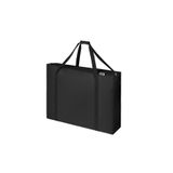 HAEGS Taşıma Çantası, İnce Yassı Çok Amaçlı Fermuarlı Kamp Masası Çantası 40L (62 x 10 x 62cm) Siyah