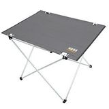 Haegs Ultralight Katlanır Kamp Masası, Piknik, Bbq, Balıkçılık, Avcılık, Plaj, Hiking İçin Taşınabilir Kompakt Roll Up Outdoor Kamp Masası Large - Gri