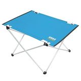 HAEGS Ultralight Katlanır Kamp Masası, Piknik, BBQ, Doğa Aktiviteleri, Hiking, Plaj için Taşınabilir Kompakt Roll Up Outdoor Kamp Masası Orta Boy - Mavi
