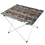 HAEGS Ultralight Katlanır Kamp Masası, Yer Kaplamaz Hafif Rulo, Piknik, BBQ, Balıkçılık, Plaj, Hiking için Taşınabilir Kompakt Roll Up Outdoor Kamp Masası Büyük Boy - Adventure