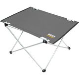 Haegs Ultralight Katlanır Kamp Sehpası, Piknik, Bbq, Balıkçılık, Avcılık, Plaj, Hiking Için Taşınabilir Kompakt Roll Up Outdoor Kamp Masası Orta Boy - Gri