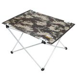HAEGS Ultralight Katlanır Kamp Sehpası, Piknik, BBQ, Doğa Aktiviteleri, Hiking, Plaj için Taşınabilir Kompakt Roll Up Outdoor Kamp Masası Orta Boy - Kamuflaj