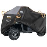 Haegs UTV Brandası, UTV Koruma Kılıfı, Örtüsü, Ağır Hizmet Tipi, Su Geçirmez, 4 Mevsim Koruma, Çift Sıra Koltuklu 4-6 Kişilik Plus için (XL-420-175-190cm) Siyah - Gri