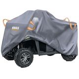 Haegs UTV Brandası, UTV Koruma Kılıfı, Örtüsü, Ağır Hizmet Tipi, Su Geçirmez, 4 Mevsim Koruma, Tek Sıra Koltuklu 2-3 Kişilik için (M-350-175-180cm) Gri