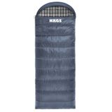 Haegs Uyku Tulumu, Flanel, Battaniye, Kamp Uyku Tulumu, Outdoor Dış Mekan, 3-4 Mevsim, Yazlık Kışlık Ultra Hafif, Sıcak ve Kompakt - Flanel -Antrasit