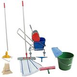 hafea Tek Kovalı Temizlik arabası Temizlik Seti Krom Lüks - Mop - Mop Aparatı