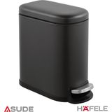 Hafele Helix 5 lt Mat Siyah Pedallı Çöp Kutusu