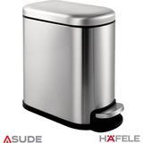 Hafele Helix 5 lt Parlak Krom Pedallı Çöp Kutusu