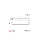 Hafele Martin Havluluk 450 Mm Parlak Altın