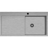 Hafele Novara Plus01 1000x510 mm Fırçalı Sol Eviye