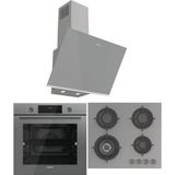 Hafele ORION Gri Ankastre Set (3G1W Ocak/10F Fırın/Orion Davlumbaz)