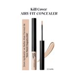 Hafif Formüllü, Uzun Süre Kalıcı Kapatıcı Clio Kill Cover Airy-fit Concealer 3.5 Vanilla