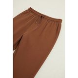 Hafif ve Rahat Müslin Baggy Erkek Pantolon - Kahve - 2XL