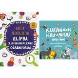 Hafıza Teknikleriyle Elifba Öğreniyorum - Kuran'daki Hayvanlar Ara-Bul 2 Kitap Set