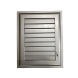 Hafk Mey İthalat® Plastik Menfez 45X45 Gümüş Banyo WC Havalandırma