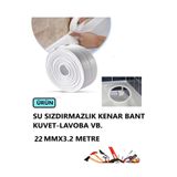 HAFSER Su Sızdırmazlık Bandı Lavabo Klozet Evye Bant 3,2 mt