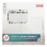 Haftalık Çalışma Ders Programı, Yapışkansız Tutunan Sihirli Akıllı Kağıt, Ders Planlayıcı Çizelgesi