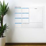 Haftalık Planlayıcı Manyetik Duvar Stickerı Takvim 70 cm x 56 cm (5250)