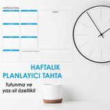 Haftalık Planlayıcı Statik Kağıt Tahta