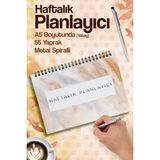 Haftalık Planlayıcı To Do List Spiralli Not Defteri Planner BATIK-T1183