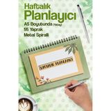 Haftalık Planlayıcı To Do List Spiralli Not Defteri Planner YAPRAK-T1185