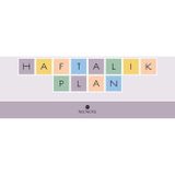 Haftalık Planlayıcı Yatay 2 Spiralli (28x12)
