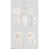 Hafy Baby 10 Parça, Lüks, Erkek Bebek Yenidoğan Hastane Çıkış Seti - Beyaz