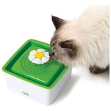 Hagen Catit Ilkeshop Catit Mini Flower Fountain Çiçekli Filtreli Su Kabı 1,5 Lt - Beyaz