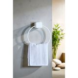 Hagen Ömür Boyu Paslanmaz Siyah Yapışkanlı Havluluk Banyo Askısı Banyo Havluluk Banyo Askısı Premium A+