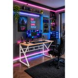 Hagen Oyuncu Masası 120x60 cm Metal Ayak Gaming Bilgisayar Çalışma Masası