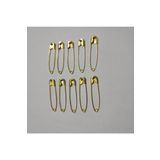 Hagiki (10 Adetli) 4,5cm Uzunluğunda No 3 Sarı Çengelli Iğne,gold Renkli Çatal Iğne,büyük Boy