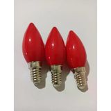 hagiki (3 Adet) LED 1 WATT KIRMIZI E 14 DUY GECE LAMBASI AMPULÜ 50/60 Hz. 220 volt (3 Adet)