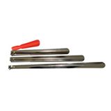 Hagiki (4Lü Set) 40Cm+50 Cm+63Cm Krom Çelik Ayakkabı Çekeceği Ve 18Cm Plastik Kerata (4Lü Set)
