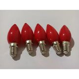 hagiki (5 Adet) LED 1 WATT KIRMIZI E 14 DUY GECE LAMBASI AMPULÜ 50/60 Hz. 220 volt (5 Adet)