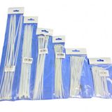 Hagiki (6 Boy) Plastik Kelepçe Kablo Bağı Cırtlı Kelepçe 10 Cm+15 Cm+20 Cm+25 Cm+30 Cm+37 Cm (6 Boy)