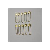 hagiki HAGİKİ (10 ADETLİ) 4,5CM UZUNLUĞUNDA NO 3 SARI ÇENGELLİ İĞNE,GOLD RENKLİ ÇATAL İĞNE,BÜYÜK BOY