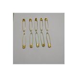 hagiki HAGİKİ (10 ADETLİ) 5,5CM UZUNLUĞUNDA NO 4 SARI ÇENGELLİ İĞNE,GOLD RENKLİ ÇATAL İĞNE,BÜYÜK BOY